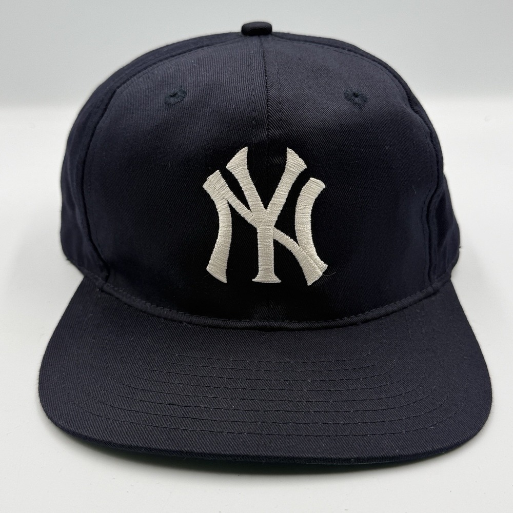 Vintage New York Yankees Twins Enterprise Snapback Hat Green Underbrim MLB 90s